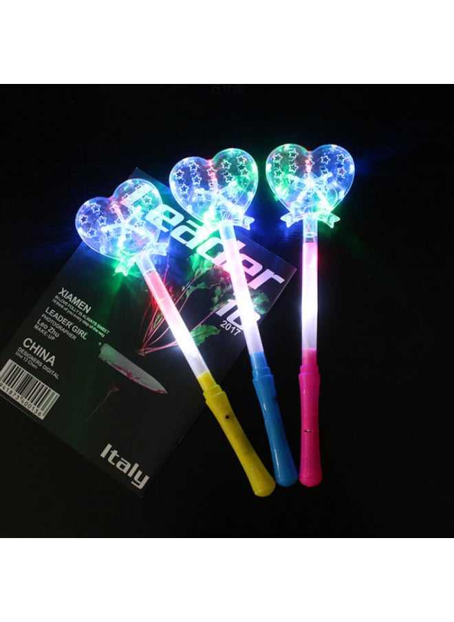 ماركة غير محددة دعامات الحفلة الموسيقية Star Glow Stick، نجمة خماسية مضيئة يجب أن تساعد عصا الضوء للأطفال Flash Glow Stick بالجملة - اللون: 38 سم عصا كريستال طويلة نمط الفراشة - المواصفات: 10 جذور  - Image 3