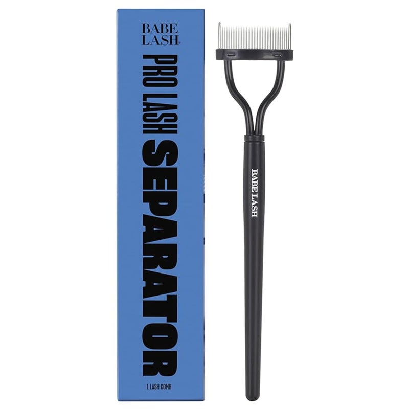 Babe Original Pro Eyelash Separator, Removes Clumps on Mascara, Reusable Stainless Steel Lash Comb for Cleaning Lashes - Image 1