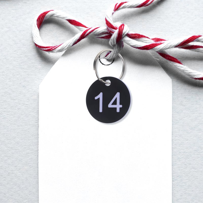 100 Sets Round Number Tags Number Tags Portable Number Tags Hanging Number Tags with - Image 4
