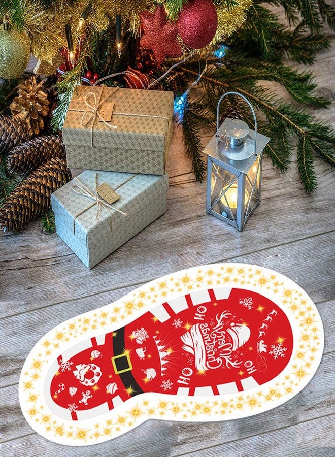 كيدال ملصقات أرضية بنكهة النعناع من كيديل لعيد الميلاد، 54 قطعة، ملصقات حفلات على شكل آثار أقدام، ديكورات ومستلزمات حفلات أرض حلوى عيد الميلاد - Image 5