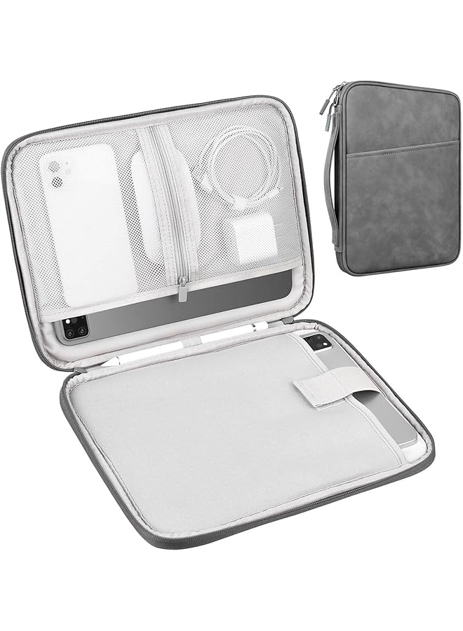 erorex Tablet Sleeve Bag Water Resistant Durable 11 Inch Ipad Sleeve Protective Bag With Pocket Shockproof Tablet Sleeve Pouch Laptop Sleeve Case For 9 11 Inch Tablet Business Travel Grey  - Image 1