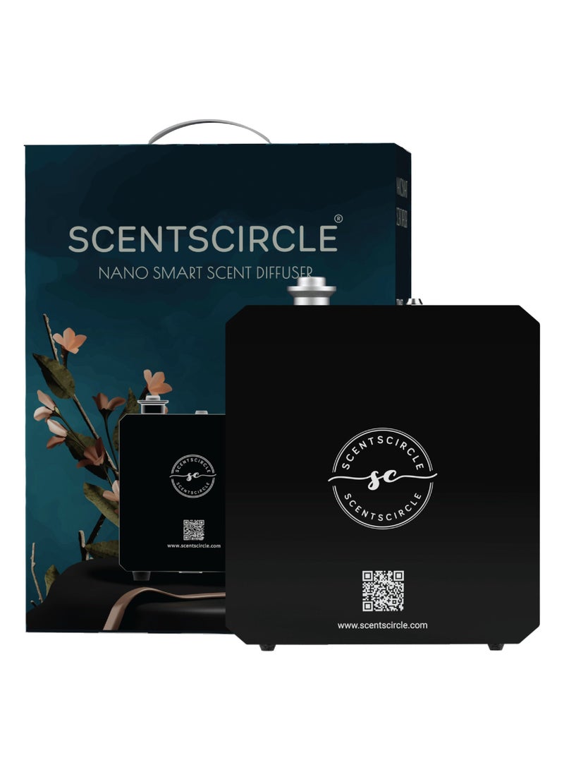 Scentscircle Nano Smart Aroma Scent Diffuser – Intelligent Aromatherapy Fragrance Machine with Mobile App, Adjustable Fragrance & Smart Control (Black) - Image 2