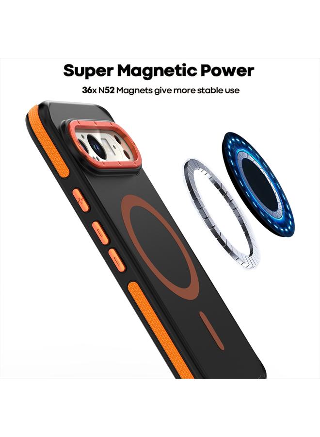 زبون جراب هاتف مغناطيسي ثنائي اللون من ماج سيف لهاتف جوجل بيكسل 9 برو إكس إل - Image 5