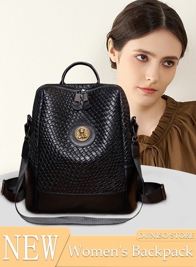 DUNISO 2 in 1 Women's Backpack Fashionable Travel Backpack For Women Large Capacity School Backpack Shoulder Bag with Detachable Shoulder Strap For College Girls Students - Image 1