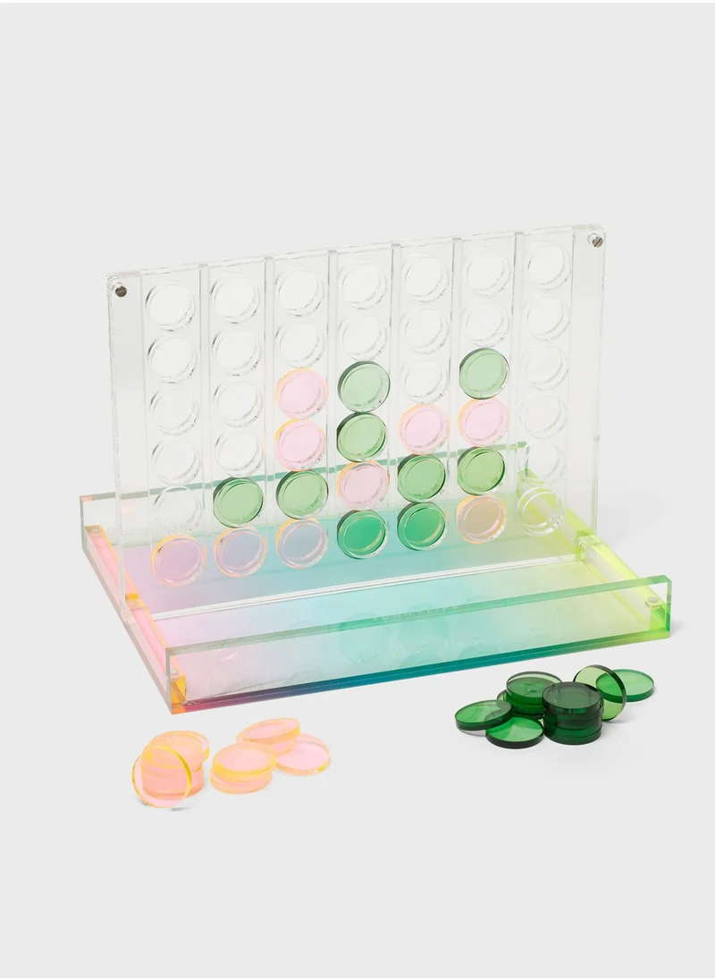 SUNNY LIFE Ombre Lucite 4 In A Row Sherbert