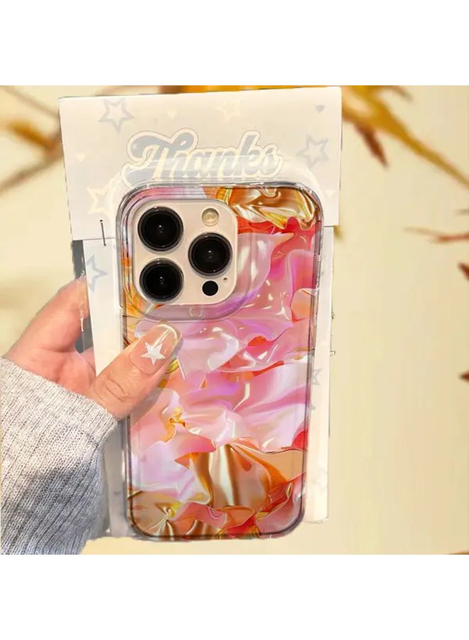 White Drop Resistant Stand Holder Ring Grip Phone Case For Apple IPhone 16 Pro Max - Image 1