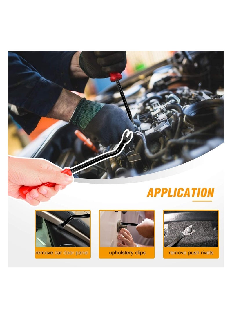 Bukela 238Pcs Trim Removal Tool, Auto Push Pin Bumper Retainer Clip Set Fastener Terminal Remover Tool Adhesive Cable Clips Pry Kit Car Panel Radio Removal Auto Clip Pliers (GRC-207)  - Image 3