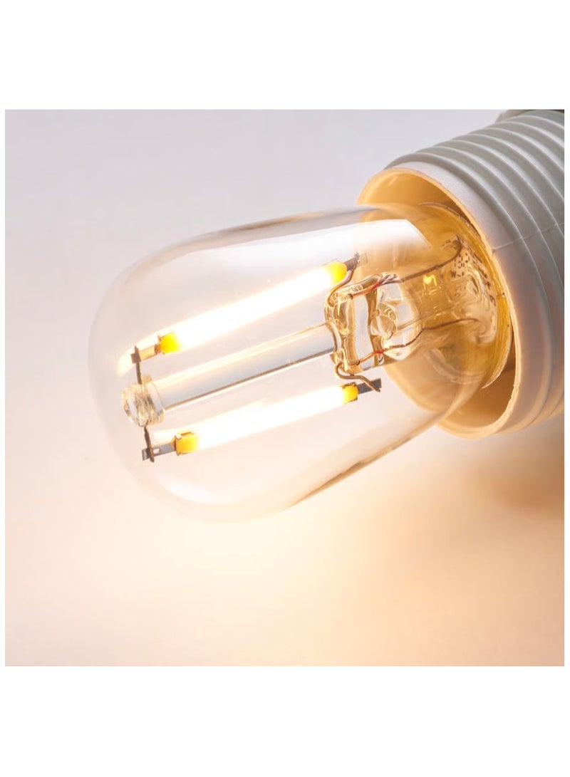 LUNNOM LED Bulb, Candle Bulbs Small Screw, Warm yellow light., E14, 0.9w, 100Lumen, Last Up To 15000H - Image 2
