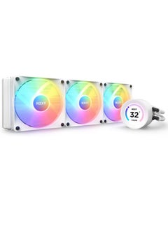 Kraken Elite RGB 360mm AIO CPU Liquid Cooler - Customizable 2.36" LCD Display for GIFS, Images, Performance Metrics - High-Performance Pump - 3 x F120 RGB Core Fans