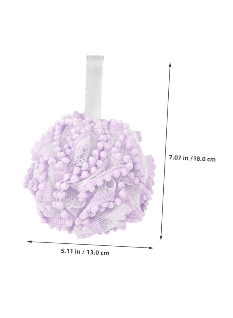 3 Pack Bath Loofah Sponge,Exfoliating Bath Sponge Body Scrubber Shower Ball Bath Sponges for Women/Men/Kids Bathing Accessories(Mixed Color) - Image 4