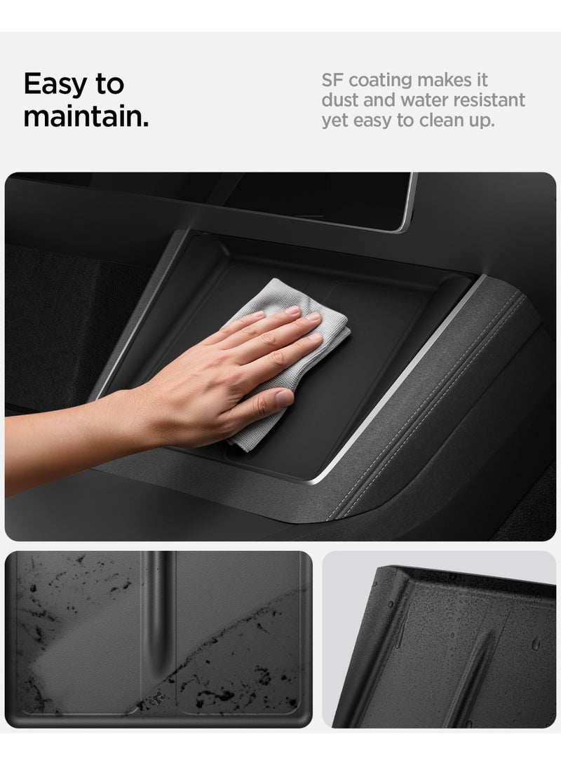 Spigen وسادة شحن لاسلكية فائقة النحافة تسلا موديل Y جونيبر (2026/2025) [شحن غير معاق] غطاء واقي من السيليكون - أسود - Image 5