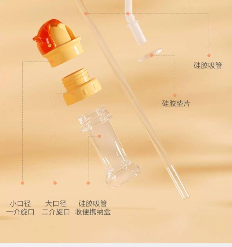 Silicone Straw with Lid - Fits All Small Bottles - Image 2