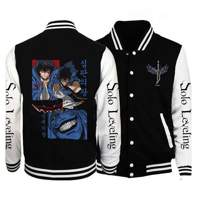 Solo Leveling I Upgrade Trendyy Baseball Shirts Men'S And Women'S Spring And Autum Casual Sportswear Alone - Image 1
