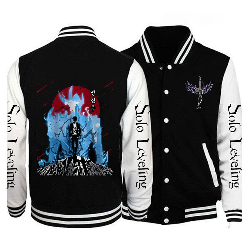 Solo Leveling I Upgrade Trendyy Baseball Shirts Men'S And Women'S Spring And Autum Casual Sportswear Alone - Image 2