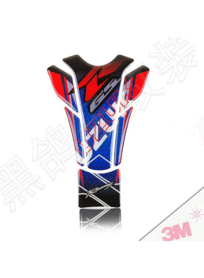 For KTM Suzuki Honda Yamaha Motorcycle Stereo Waterproof Fuel Tank Sticker Decorative Fuel Tank Fishbone Decal-Colour:Dark Brown 3m Glue-free Waterproof And Anti-slip-Size:Default Item - Image 1