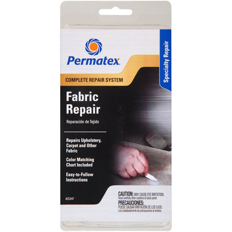S/S Permatex® - Fabric Repair Kit - Repairs Upholstery, Carpet, Furniture #25247