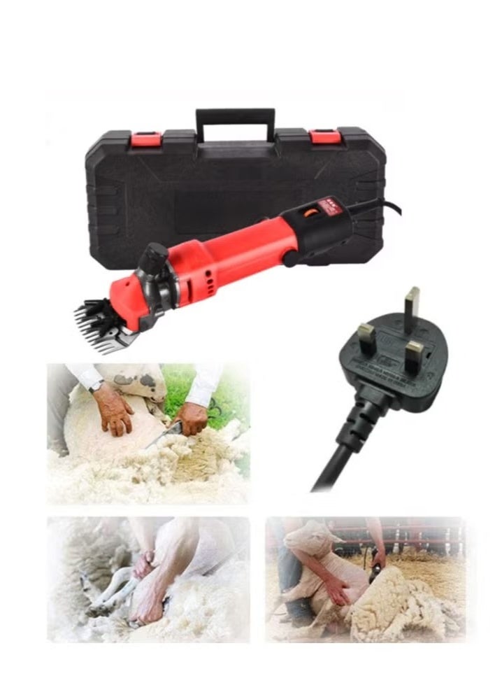 Professional Wool Shears, Adapted for Sheep Grooming, 1000W Electric Pet Trimmer Machine, Professional Animal Hair Clipper with Trimmer Adjustable Speed（RED） - Image 4