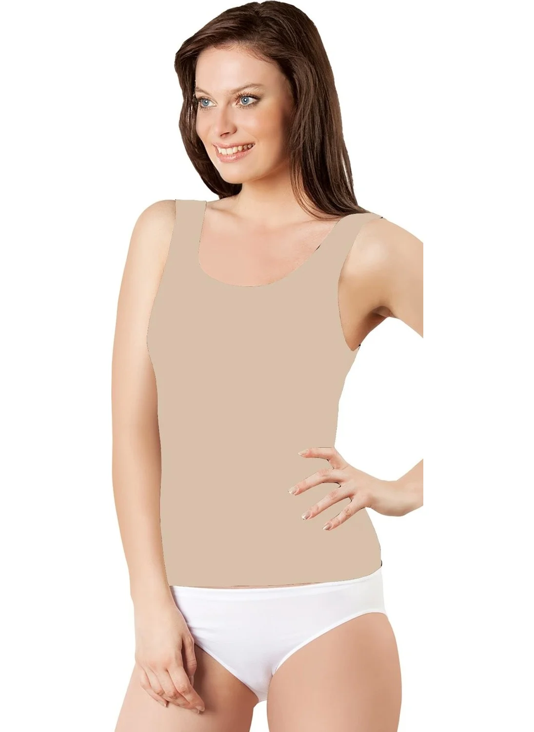 Elite Life 838 Thick Strappy Long Women's Undershirt