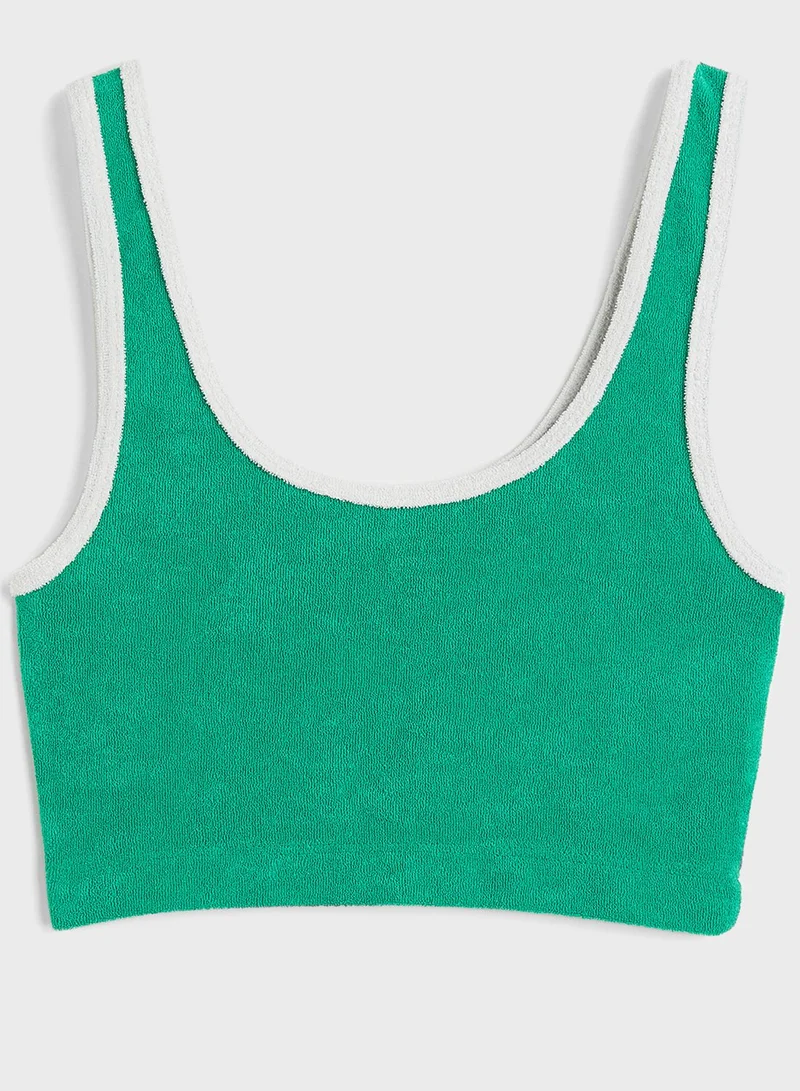 H&M Scoop Neck Crop Top