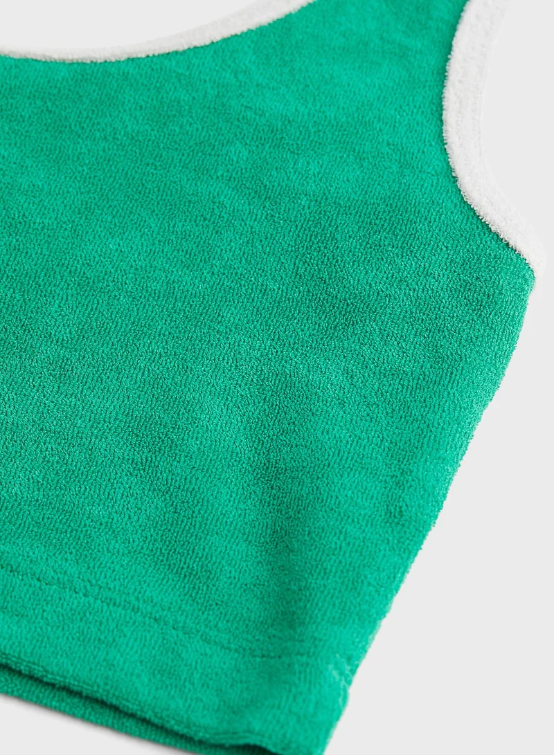 H&M Scoop Neck Crop Top
