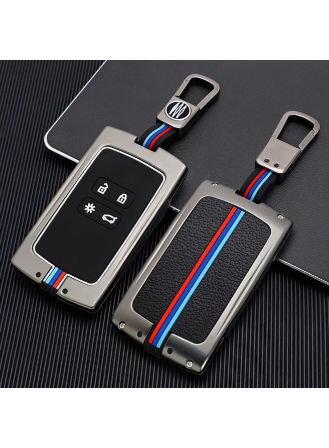Metal Cover Protector Case Compatible with RENAULT Kadjar , Duster , austral , Megan 4 Button Smart Remote Key - Image 3