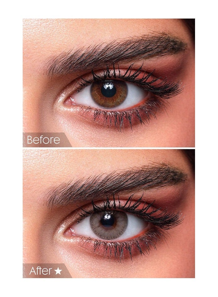 Bella Sandy Grey Elite Monthly Disposable Contact Lenses - Image 3