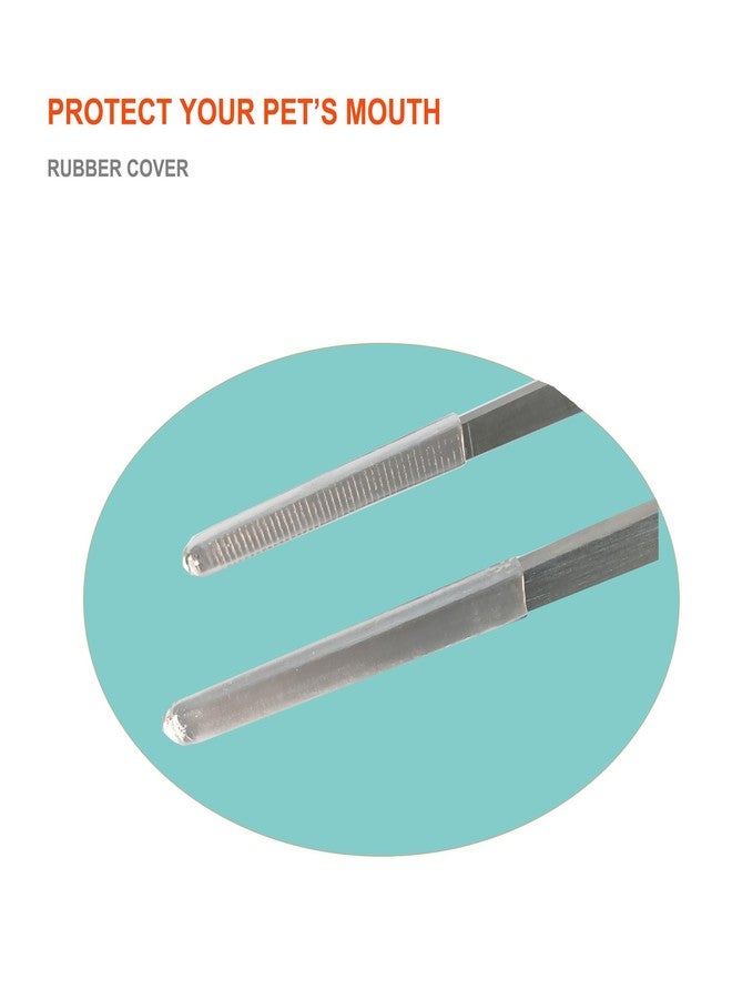 Fecsam Extra Long Tweezers with Rubber Cover Tips, Fecsam Feeding Tongs - 2 Pack/18.9 inch Aquarium Stainless Steel Large Aquascape Tools for Fish Tank, Terrarium，Aquascaping, Reptile, Bearded Dragon - Image 2