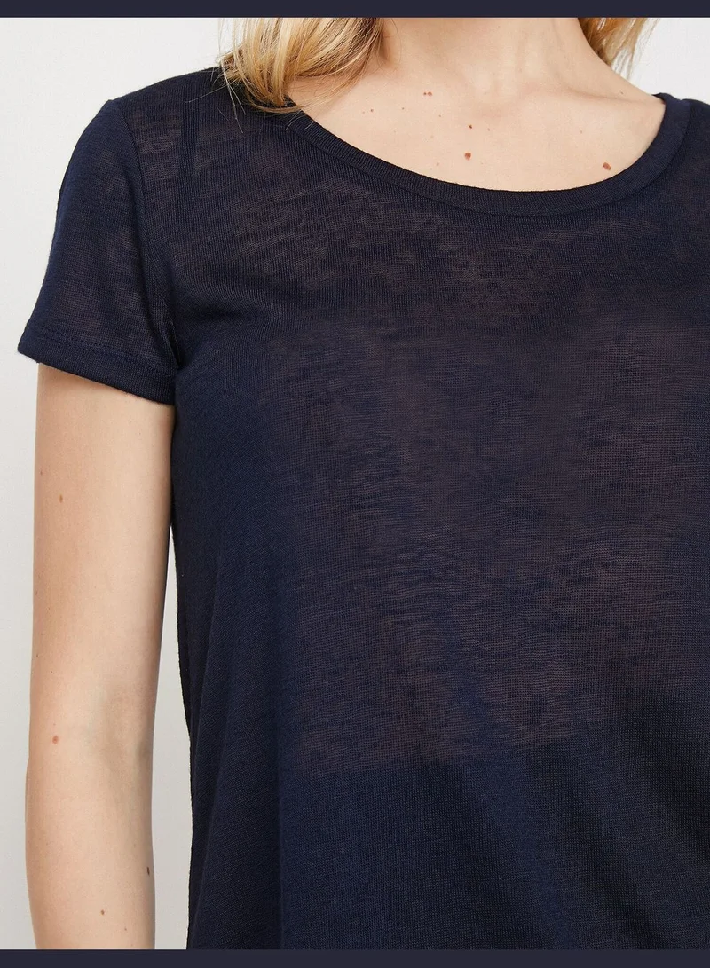 كوتون Crew Neck T-Shirt