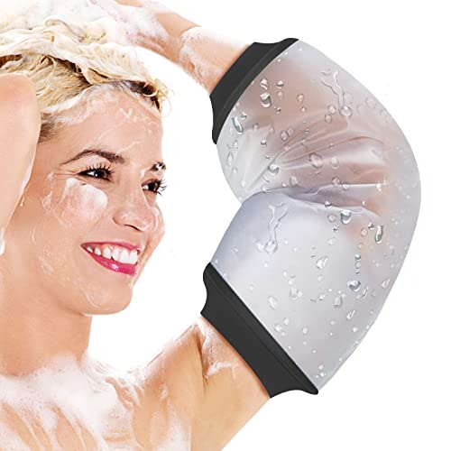 SUPERNIGHT Waterproof Cast Cover for Shower Arm, PICC Line Covers for Upper Arm, Adult Reusable Watertight Wound Bandage Sleeve Protector for Elbow - Image 1