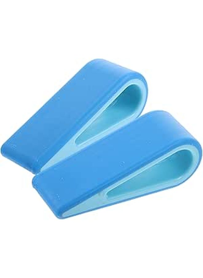 Blue Adjustable Laptop Stand Notebook Riser with Cooling Ventilation For Desk - Image 1