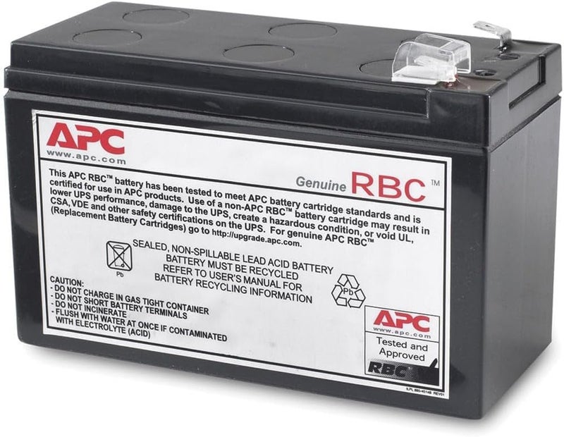 A.P.C. UPS Battery Replacement, RBC2, for Back-UPS Models BE500R, BK300C, BK350, BK500, BK500BLK, BK500M, BK500MC, BK500MUS, and SC420, SU420NET - Image 1