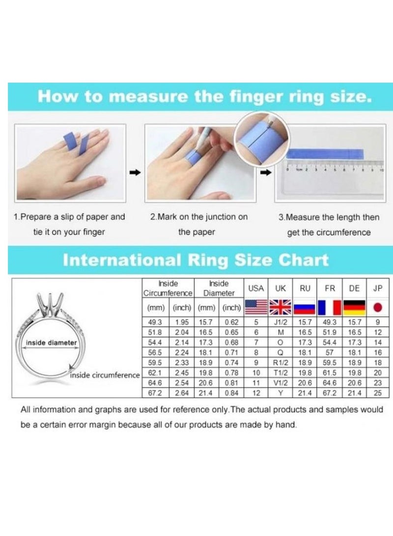 استراتيجية خاتم من الفضة الإسترليني عيار 925 مرصع بحجر الزركون المرصع بالألوان الذهبية - Image 3