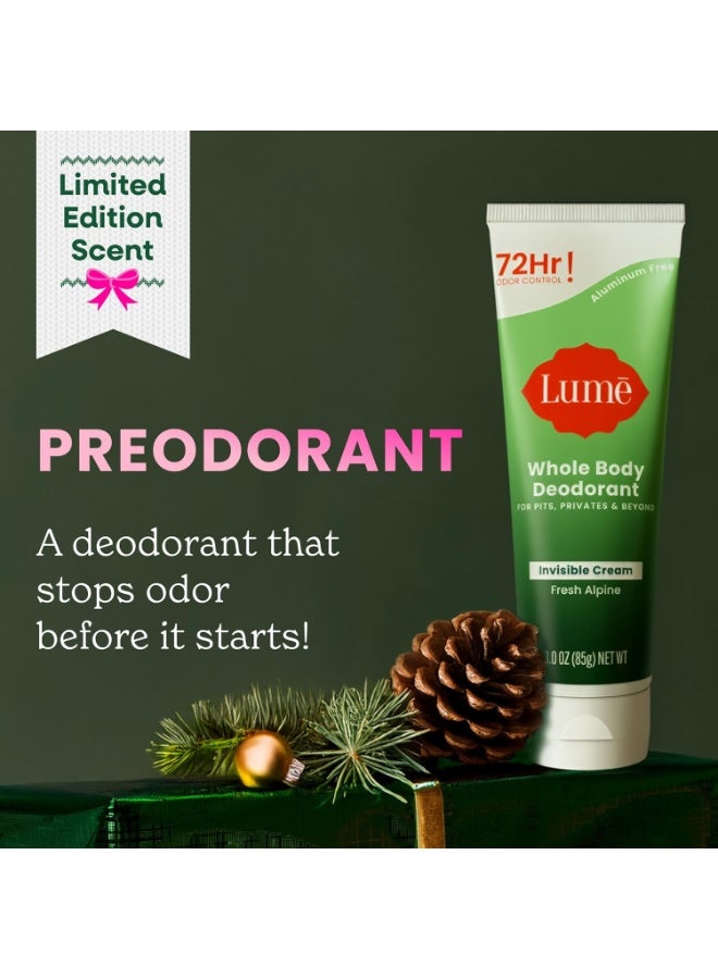 لومي مزيل عرق للجسم بالكامل من Lume كريم غير مرئي للتحكم اليومي في الروائح بتركيبة لطيفة وخالية من البقايا للاستخدام على كامل الجسم - Image 3