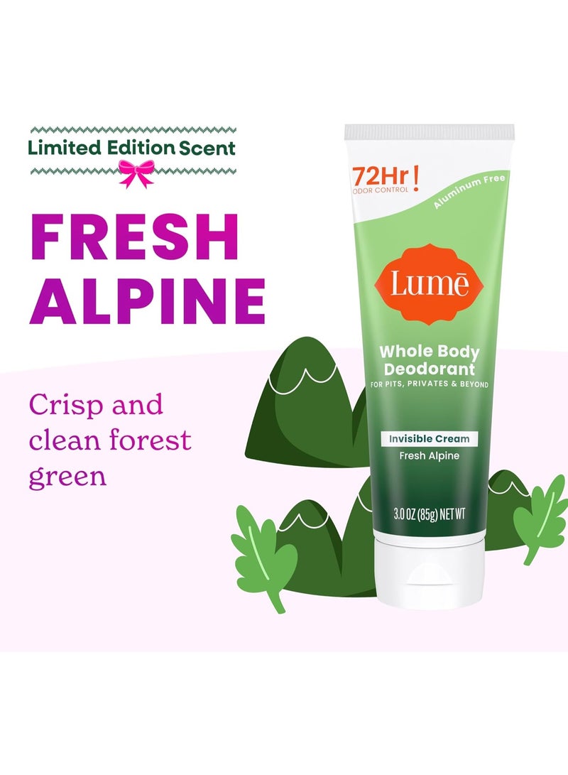 لومي مزيل عرق للجسم بالكامل من Lume كريم غير مرئي للتحكم اليومي في الروائح بتركيبة لطيفة وخالية من البقايا للاستخدام على كامل الجسم - Image 2