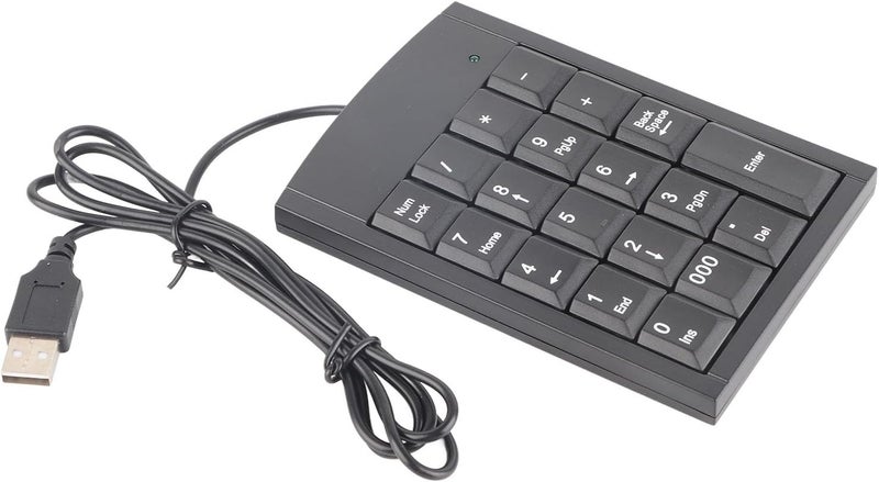 Numeric Keyboard for Laptop Calculator Pad for Computer USB 14×9×2 Portable USB Numeric Keypad Number Keyboard for Laptop Computer - Image 1