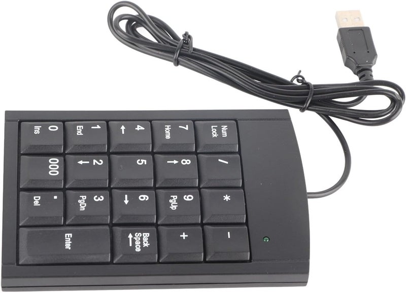 Numeric Keyboard for Laptop Calculator Pad for Computer USB 14×9×2 Portable USB Numeric Keypad Number Keyboard for Laptop Computer - Image 5