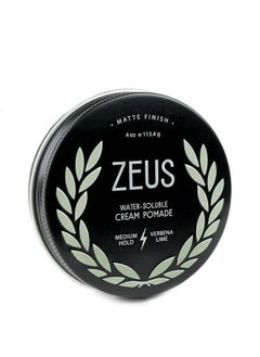 Zeus ZEUS Texture Cream Hair Pomade, Medium Hold, Natural Shine, Water Soluble Cream Pomade for Men (Made in USA) 4 oz.  - Image 1