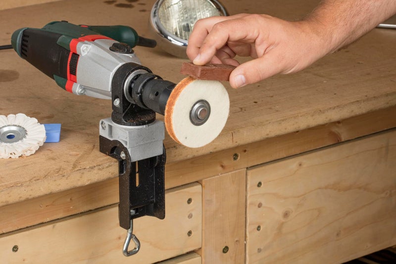 Wolfcraft 2178000 Hobby Polishing Set for Polishing Metals/Plastics/Marble - Image 4