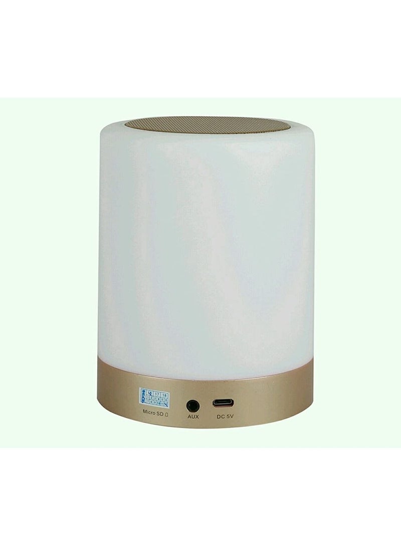 MOCOM Quran Recitation Smart Touch LED Lamp Bluetooth Speaker with Remote  - Image 2