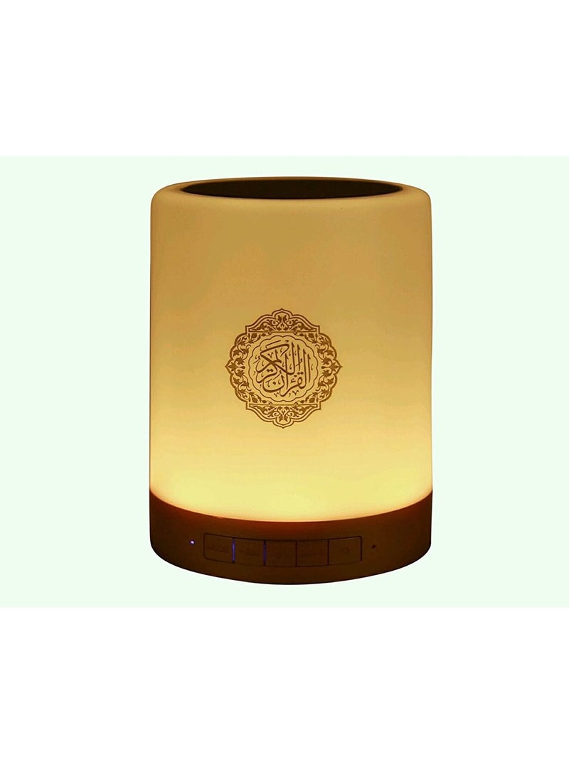 MOCOM Quran Recitation Smart Touch LED Lamp Bluetooth Speaker with Remote  - Image 1