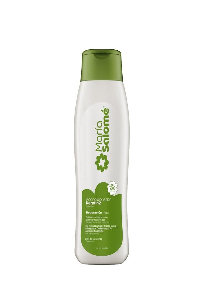 Maria Salome Keratin2 Hair Repair and Loss Prevention kit of Shampoo 13.5 fl.oz. - Conditioner 13.5fl.oz. - Lotion 11.8 fl.oz. Natural Products for Thinning Hair - Image 4