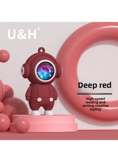 Generic Creative Music Computer Phone Dual-use Usb Flash Drive Corporate Cultural Activities Promotional Gifts Usb Stick Souvenir-Color:Deep Red (mask) PE Bag-Capacity:2GB 2.0  - Image 1
