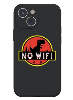 Theodor Protective Slim Fit Case Liquid Silicone Cover with Full Body Protection Anti-Scratch Shockproof Case For iPhone 13 Black  - Parkour special events copy  - Image 1