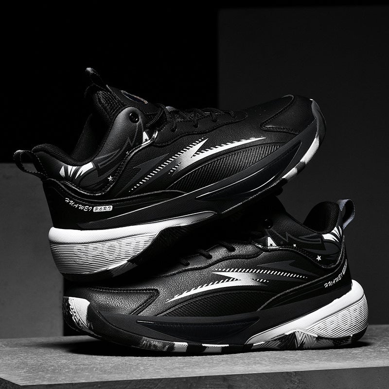 Sneaker Shoes Casual Versatile Microfiber Basketball Shoes Wear-Resistant Rubber Large Children'S Shoes - Image 3