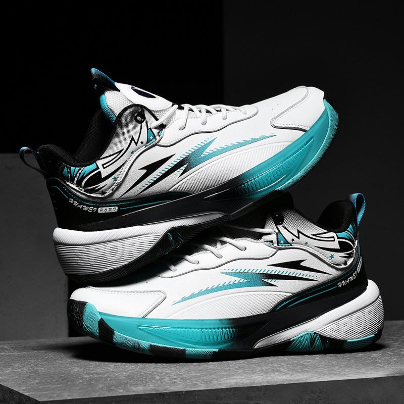Sneaker Shoes Casual Versatile Microfiber Basketball Shoes Wear-Resistant Rubber Large Children'S Shoes - Image 1