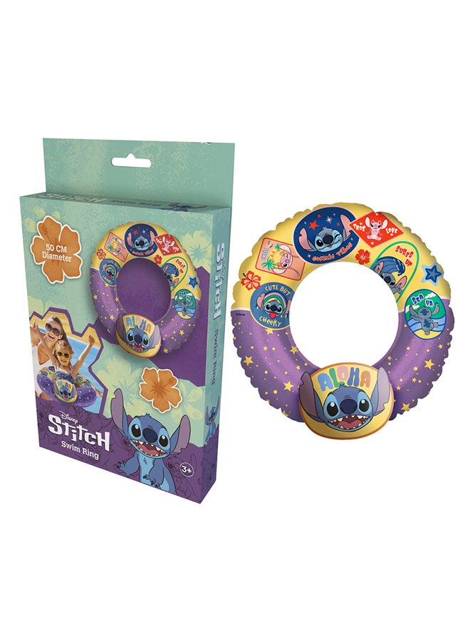 EOLO DISNEY 3D SWIM RING  - STICH - PACKED IN COLOR BOX - 50 CM Wide - Image 3