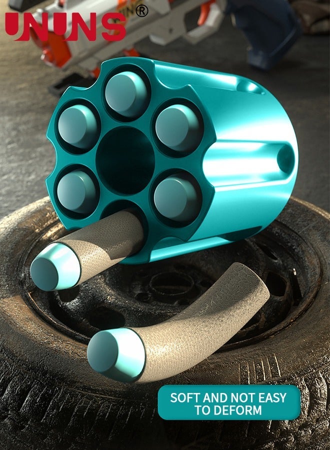 UNUNS Toy Foam Blasters,Soft Bullet Toy Revolver,Nerf Gun Fun,Lever Action Nerf Gun,Morph Burst Mech Revolver,Pistol Gun Shooting Game For Kids' Education,Memorable Gifts For Boys Girls Teens Adults,Green - Image 5