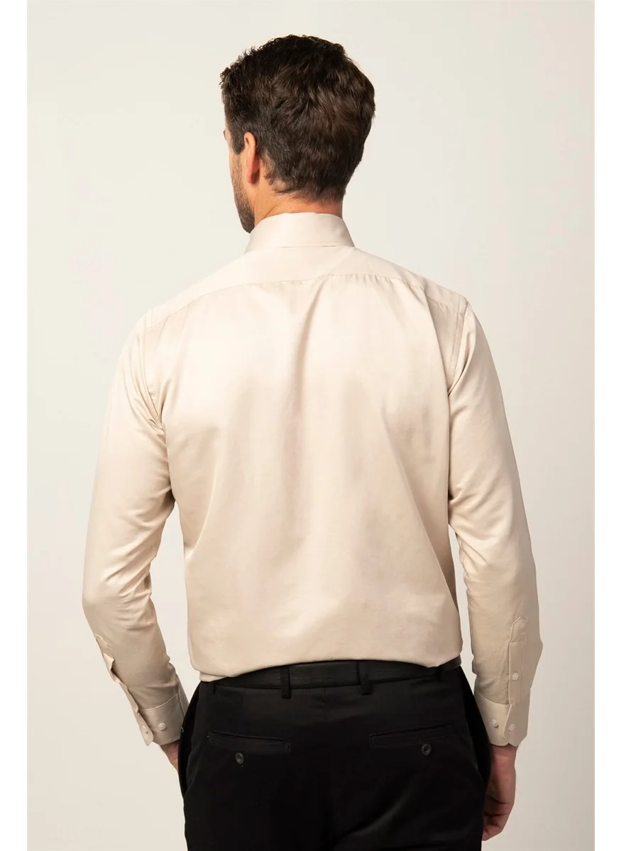Tudors Classic Fit Relaxed Cut Plain Men's Shirt