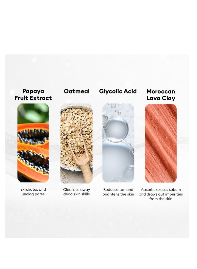 VLCC De-Tan Facial Kit - 180g (150g+30ml) | For Tan Removal | Hydrates, Helps Removes Dark Spots, Pigmentation, Pores, Blackheads & Whiteheads | With SPF 15+ Moisturizer - Image 4