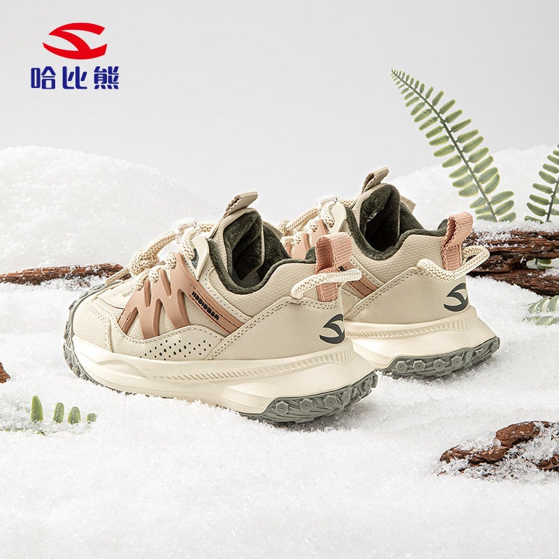 Habixiong Two Cotton Boys Sneaker Winter Girls Plus Velvet Lining Outdoor Durian Sole Casual Shoes - Image 5